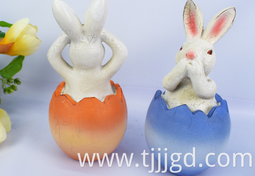 Solar Resin Lamp Rabbit Shaped